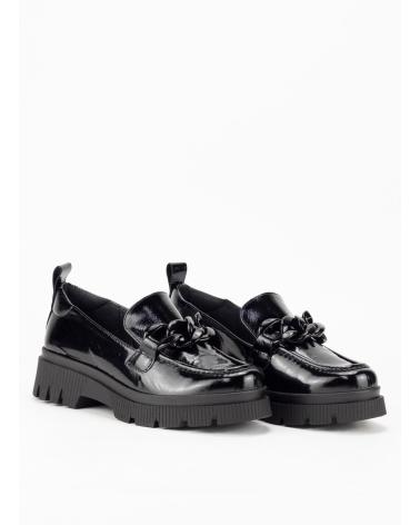 Halbschuhe für Damen KESLEM MOCASINES ORAGEN NEGRO