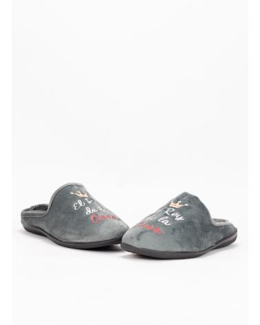 Hausschuhe für Herren KESLEM ZAPATILLAS CASA EN COLOR PARA GRIS