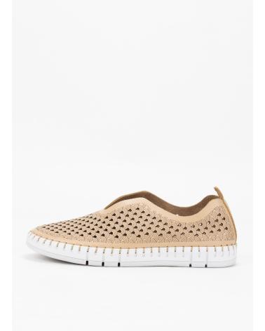 THE HAPPY MONK SCARPE CASUAL SLIP-ON PERFORATE BEIGE BEIGE