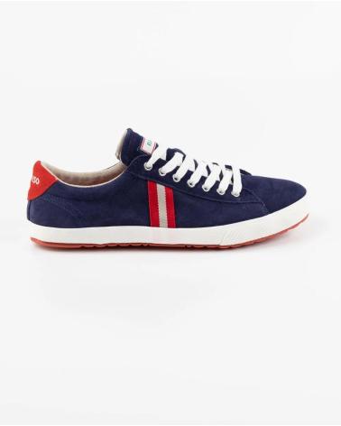 Deportivas de Hombre EL GANSO ZAPATILLAS LOW TOP ANTE MARINO 4110W240026 AZUL