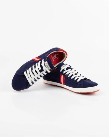 Deportivas de Hombre EL GANSO ZAPATILLAS LOW TOP ANTE MARINO 4110W240026 AZUL