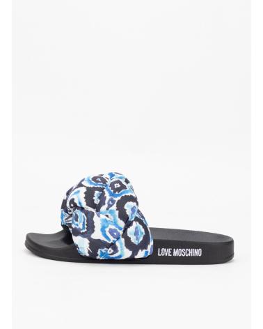 Chanclas de Mujer LOVE MOSCHINO CHANCLAS EN COLOR PARA AZUL