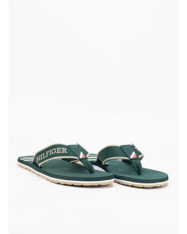 Man Flip flops TOMMY HILFIGER CHANCLAS SPORTY HILFIGER BEACH SANDAL VERDE