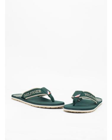 Man Flip flops TOMMY HILFIGER CHANCLAS SPORTY HILFIGER BEACH SANDAL VERDE