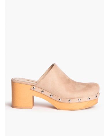 Zapatos de tacón de Mujer KESLEM ZUECOS EN COLOR PARA BEIGE