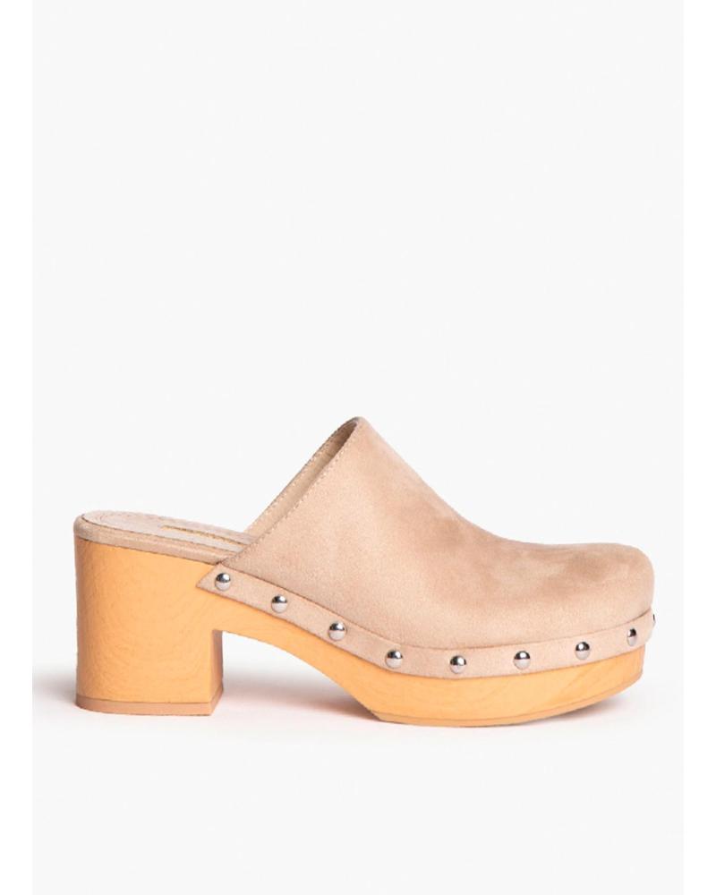 Zapatos de tacón de Mujer KESLEM ZUECOS EN COLOR PARA BEIGE