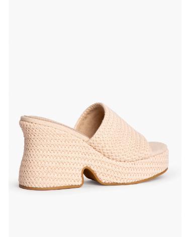 Sapatos de cunha de Mulher KESLEM ZUECO M4347 NATURAL