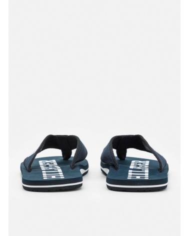 CHANCLAS TOMMY HILFIGER PATCH HILFIGER BEACH SANDAL FM0FM05024 AZUL MARINO MARINO