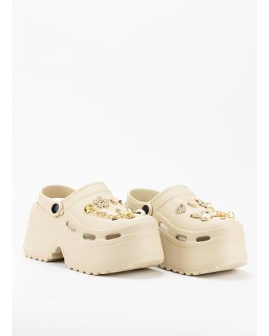 Zuecos de Mujer KESLEM CHANCLA G2439 BEIGE