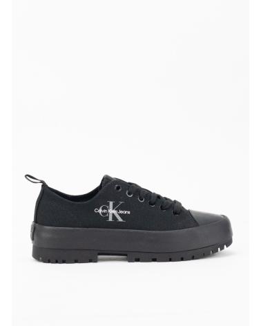 Deportivas de Mujer CALVIN KLEIN ZAPATILLA LUGGED HYBRID LACEUP ML MTR NEGRO