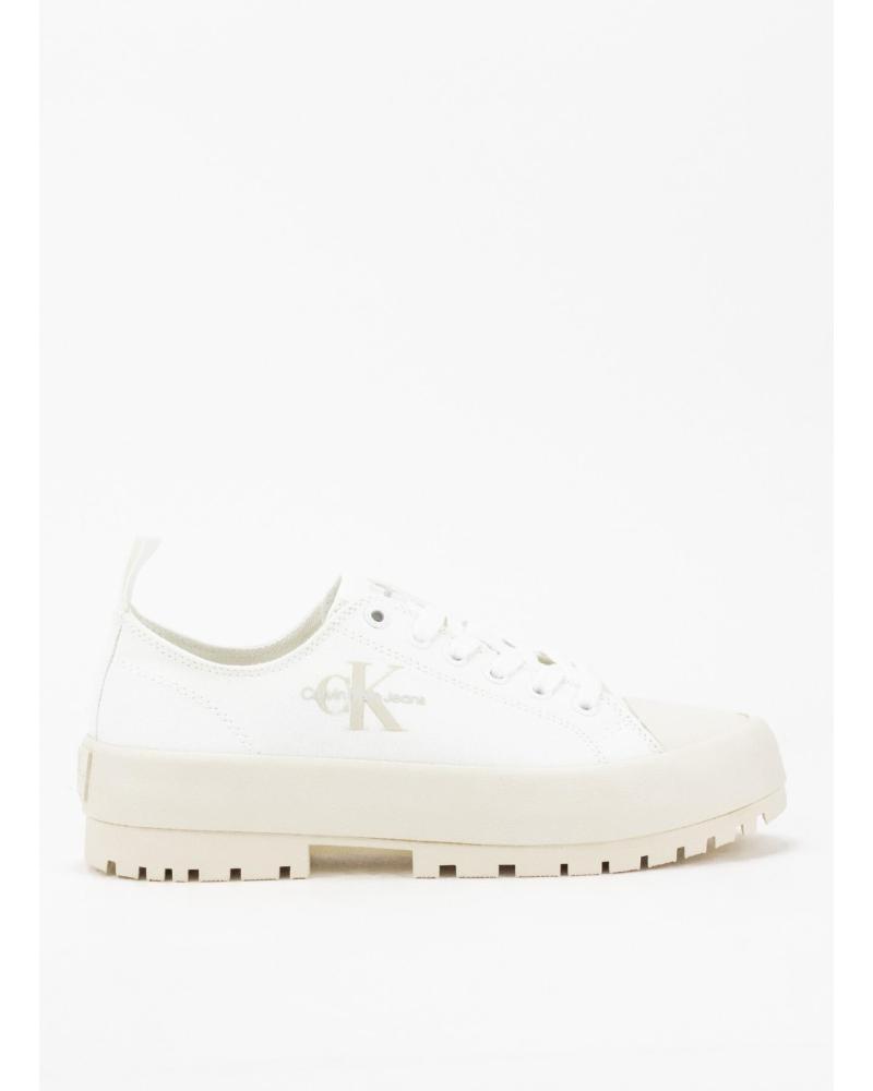 Deportivas de Mujer CALVIN KLEIN ZAPATILLA LUGGED HYBRID LACEUP ML MTR BLANCO