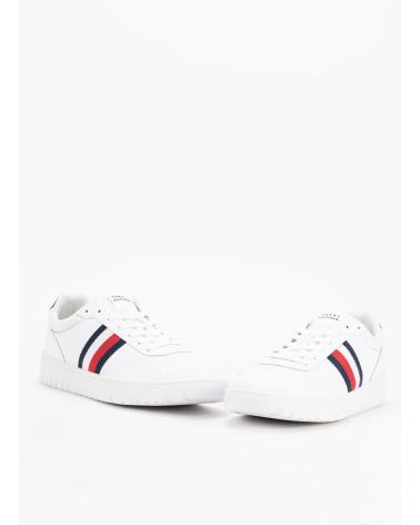 Esportes  de Homem TOMMY HILFIGER ZAPATILLAS TH BASKET CORE LITE BLANCO