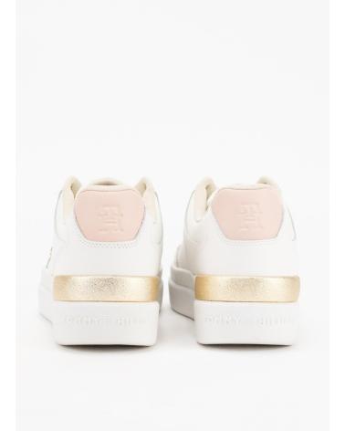 Esportes  de Mulher TOMMY HILFIGER ZAPATILLAS LUX HARDWARE COURT SNEAKER BLANCO