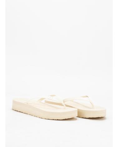 Woman Flip flops TOMMY HILFIGER CHANCLAS MONOGRAM BEACH SANDAL BEIGE