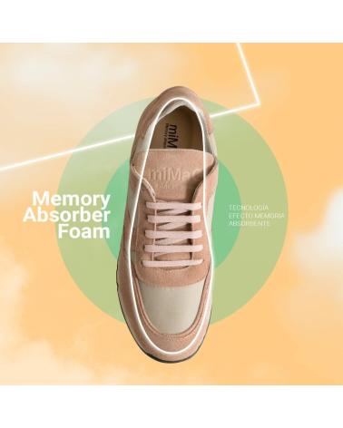 Sneaker für Damen MIMAO DEPORTIVAS SPORTS MUJER BLANCO ROTO