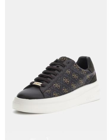 Deportivas de Hombre GUESS  ZAPATILLAS ELBA CARRYOVER NEGRO MARRON NEGRO