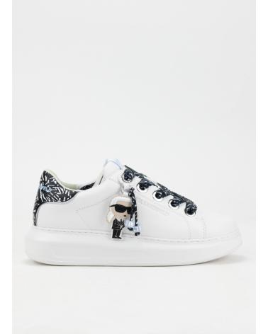 Esportes  de Mulher KARL LAGERFELD ZAPATILLAS KAPRI KEYCHAIN KARL LO BLANCO