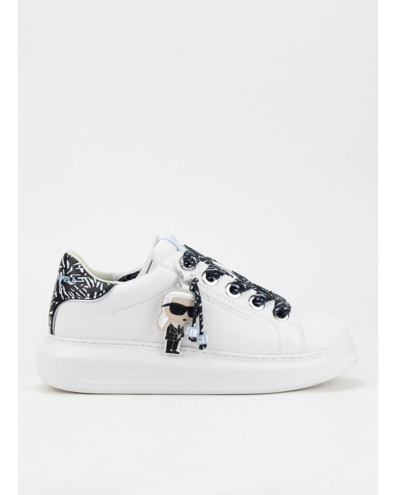 Esportes  de Mulher KARL LAGERFELD ZAPATILLAS KAPRI KEYCHAIN KARL LO BLANCO
