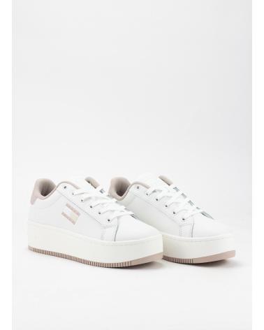 Deportivas de Mujer TOMMY HILFIGER ZAPATILLAS TJW FLATFORM ESS BLANCO