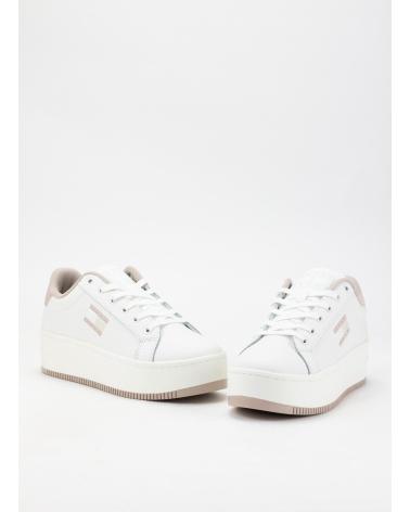 Deportivas de Mujer TOMMY HILFIGER ZAPATILLAS TJW FLATFORM ESS BLANCO