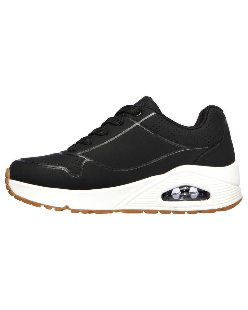 Sportif pour Femme SKECHERS ZAPATILLAS UNO-STAND NEGRAS CAMARA MULTICOLOR