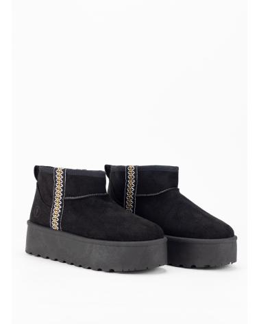 Botines de Mujer KESLEM BOTIN ARTICO PLATFORM NEGRO