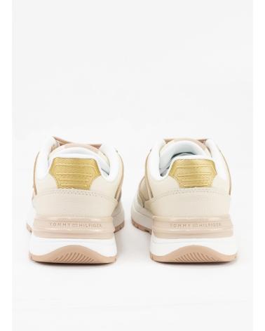 Sportivo per Donna TOMMY HILFIGER ZAPATILLAS CASUAL FASHION RUNNER LTHR BEIGE