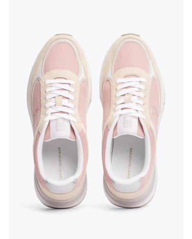 Sportivo per Donna TOMMY HILFIGER ZAPATILLAS CASUAL FASHION RUNNER MIX BEIGE