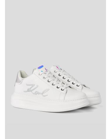 Sneaker für Damen KARL LAGERFELD ZAPATILLAS KAPRI SIGNIA LACE LTHR BLANCO