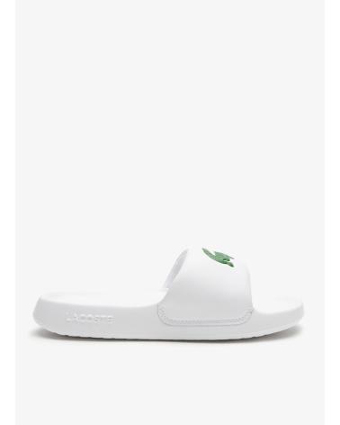 Zehansandalen für Damen LACOSTE CHANCLAS SERVE SLIDE 1 0 BLANCO