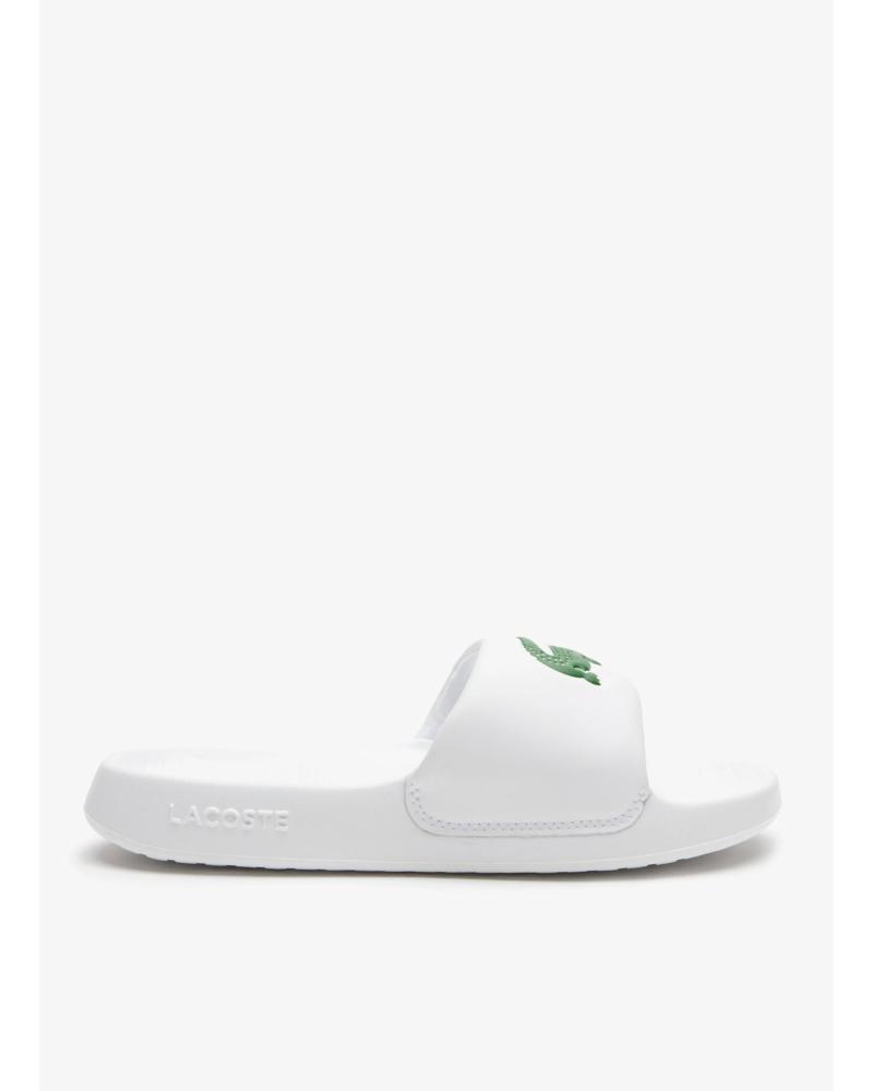 Tongs pour Femme LACOSTE CHANCLAS SERVE SLIDE 1 0 BLANCO