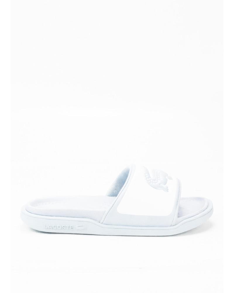 Zehansandalen für Damen LACOSTE CHANCLAS SERVE SLIDE DUAL CELESTE