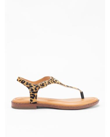Woman Sandals THE HAPPY MONK MENORCA-001 LEOPARDO
