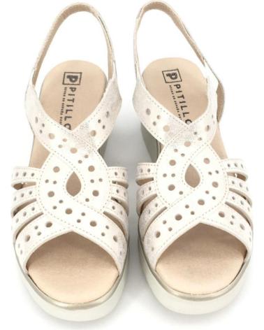 PITILLOS SNADALIA CON CUNA PARA MUJER 10363 COLOR ORO DORADO