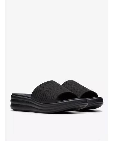 Zehansandalen für Damen CLARKS DRIFT TWIST NEGRO