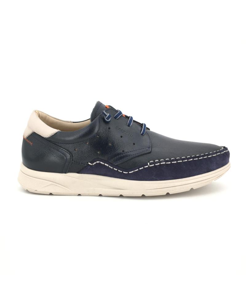 Sapatos de Homem BAERCHI BLUCHER BAELON COLOR MARINO 12877 AZUL