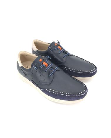 Sapatos de Homem BAERCHI BLUCHER BAELON COLOR MARINO 12877 AZUL