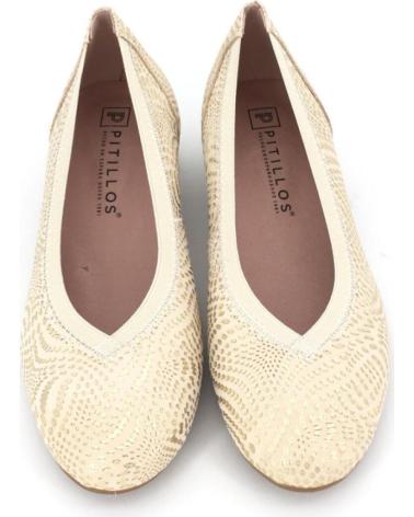 Ballerinas für Damen PITILLOS ZAPATOS DE TACON 10450 MUJER ORO DORADO