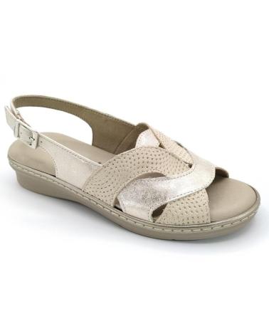 Sandali per Donna PITILLOS SANDALIA 6603 CREMA - ORO GOLD