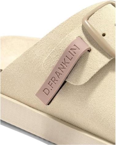 Sandali per Donna D FRANKLIN SANDALIAS PLANAS MUJER D FRANKLIN DFSH407001 BEIG BEIGE