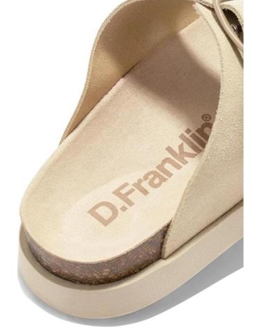 Sandali per Donna D FRANKLIN SANDALIAS PLANAS MUJER D FRANKLIN DFSH407001 BEIG BEIGE