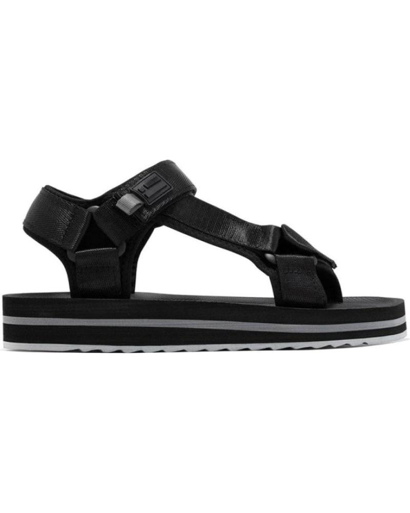 Sandali per Donna D FRANKLIN SANDALIAS PLANAS MUJER D FRANKLIN DFSH404001 - NEGRO