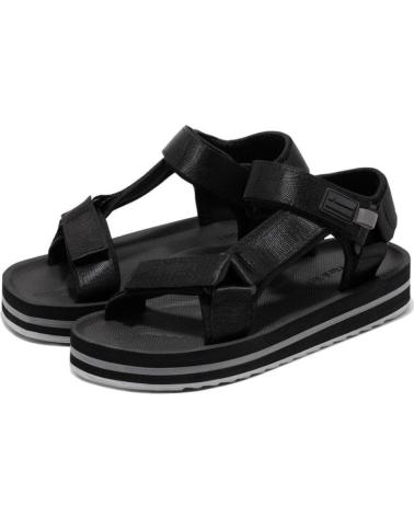 Sandali per Donna D FRANKLIN SANDALIAS PLANAS MUJER D FRANKLIN DFSH404001 - NEGRO