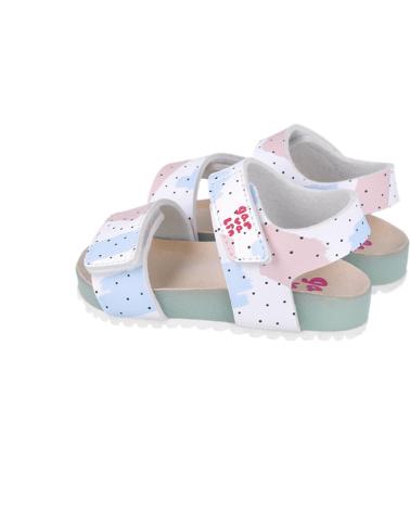 Sandalias de Niña GARVALIN SANDALIAS PARA CHICA 252460 BIOS ESTAMPADO BLANCOB050