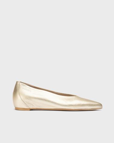 Ballerinas für Damen WONDERS TRIANA A-3802 PLATINO ORO