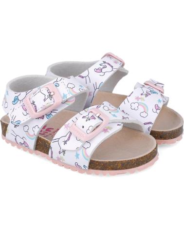 Sandales-De-Niña-GARVALIN-SANDALIAS-PARA-CHICA-252463-BIOS-ESTAMPADO-BLANCOB050