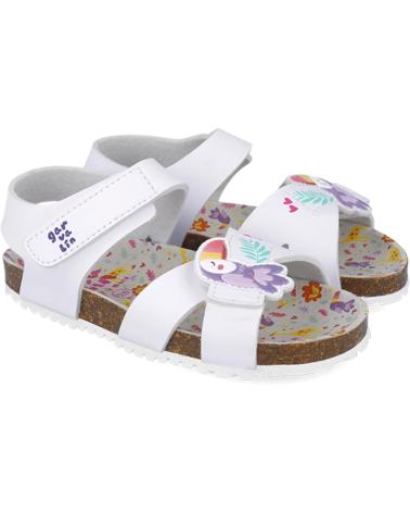 Sandálias de Menina GARVALIN SANDALIAS PARA CHICA 252464 BIOS LORO BLANCOB050