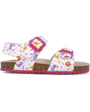 Sandales pour Fille GARVALIN SANDALIAS PARA CHICA 252465 BIOS ESTAMPADO BLANCOB050