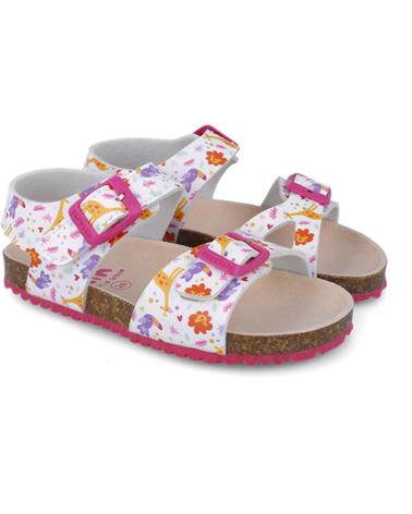 Sandálias de Menina GARVALIN SANDALIAS PARA CHICA 252465 BIOS ESTAMPADO BLANCOB050