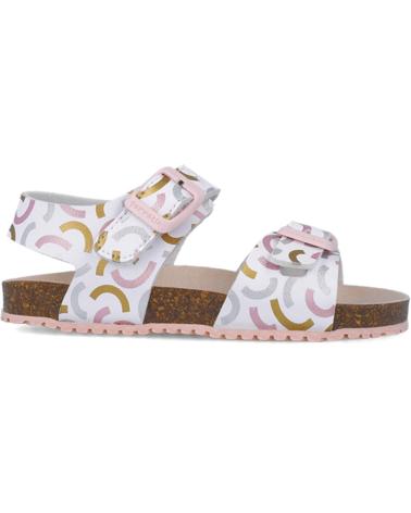 Sandales pour Fille GARVALIN SANDALIA PARA CHICA 252466 BIOS ESTAMPADA BLANCOB050